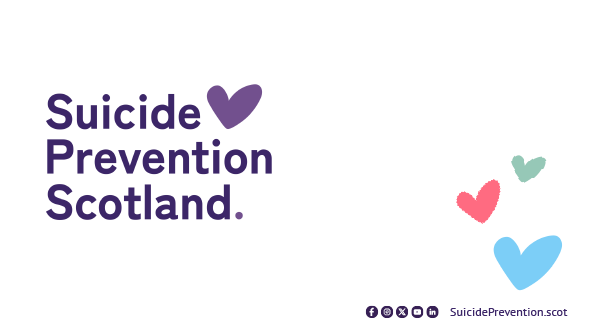 Suicide Prevention Scotland white front cover of PDF doc