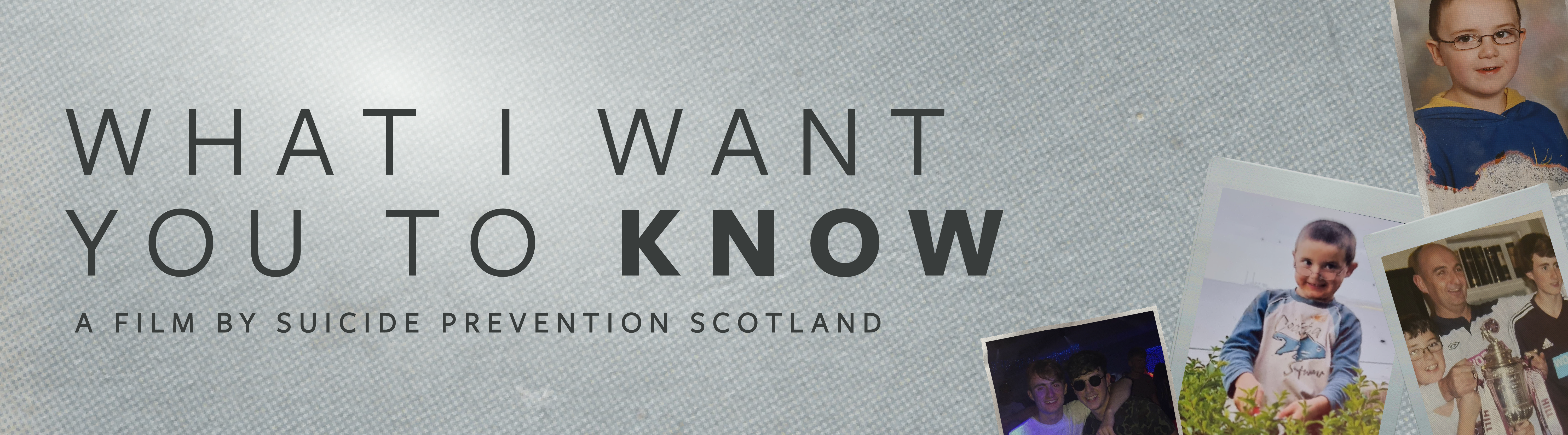 What I want you to know